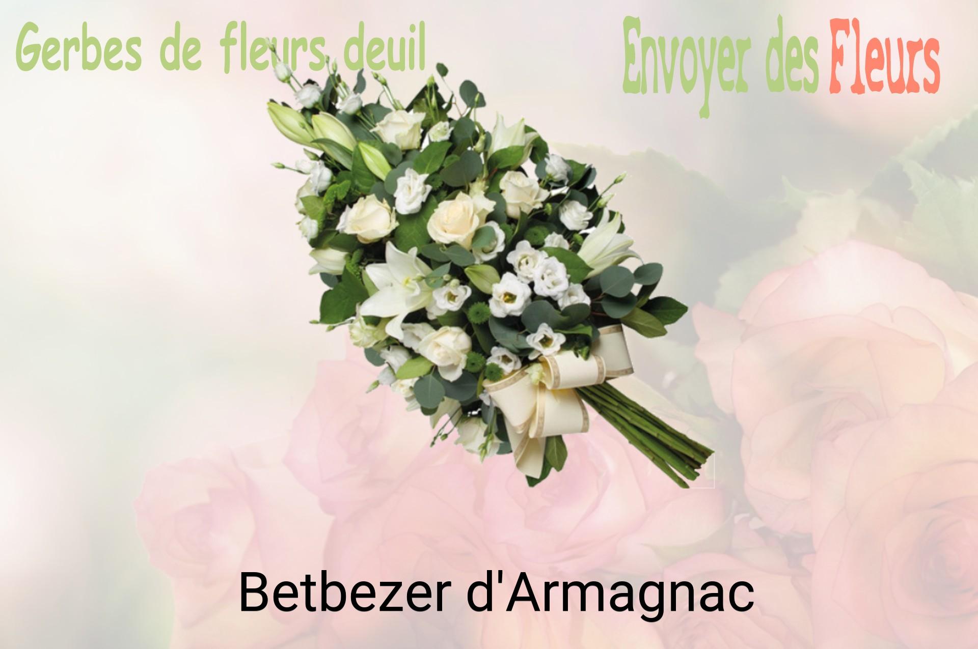 Gerbe de fleurs de deuil livrée à Betbezer-d'Armagnac